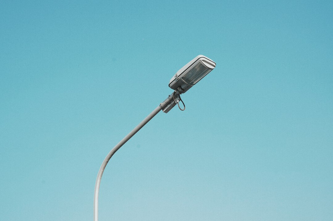 Podcast style microphone in a recording space